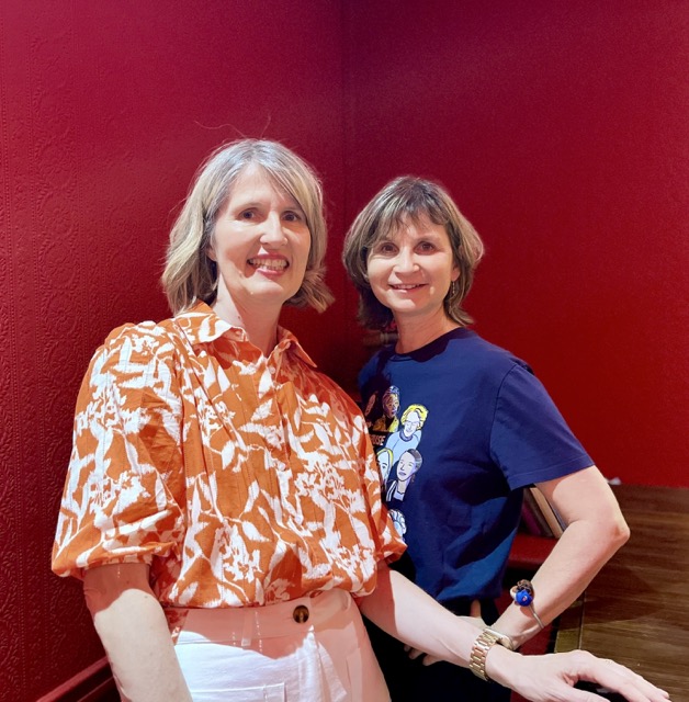 Aurélie Giard Jacquet, WogitecHer avec Sandrine Delage, co-fondatrice de WoGiTech.